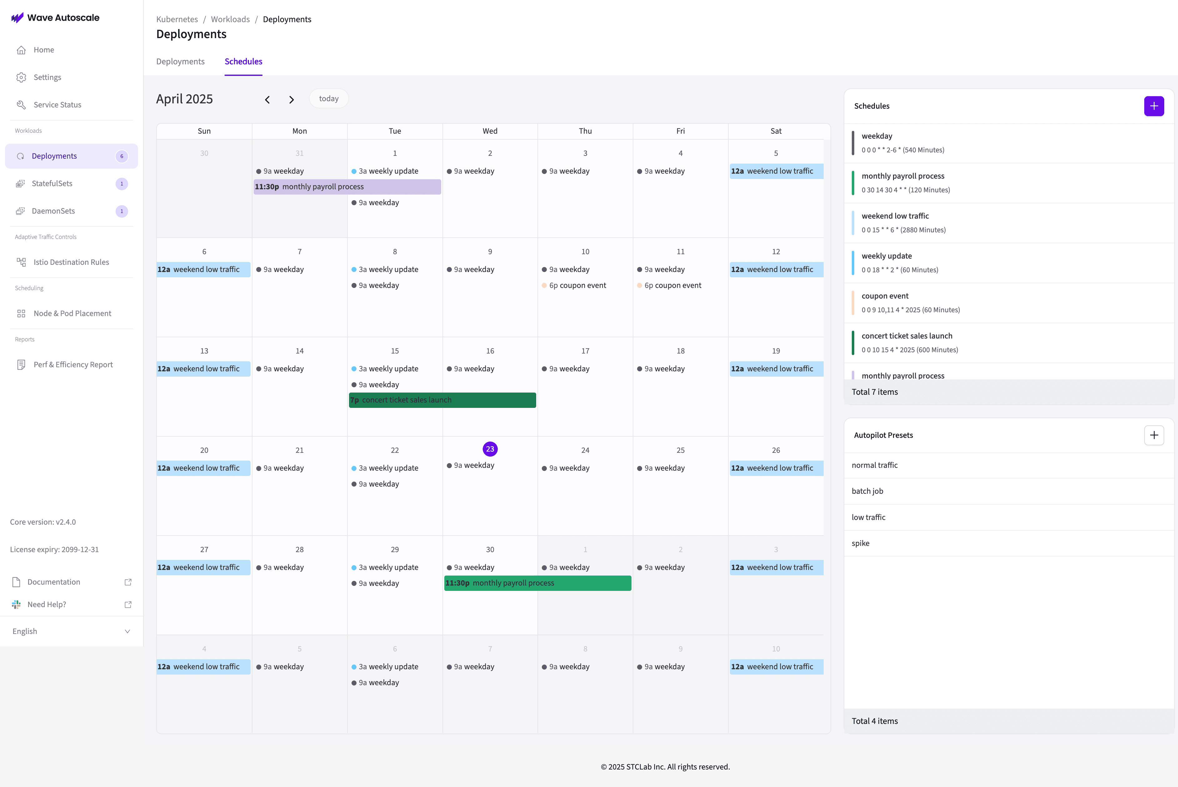 Autopilot Scheduler