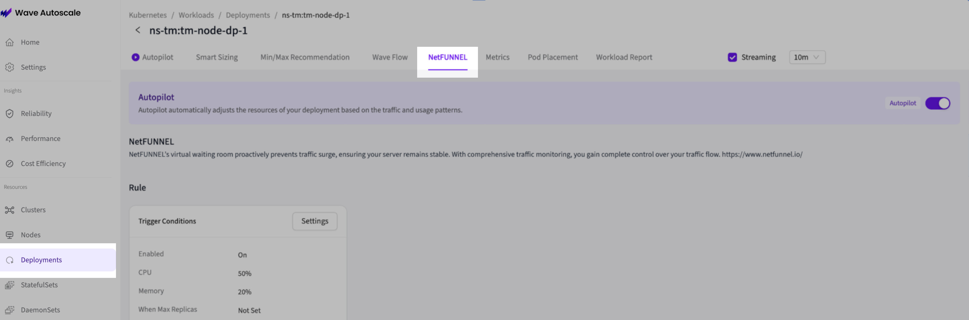 Deployment List View