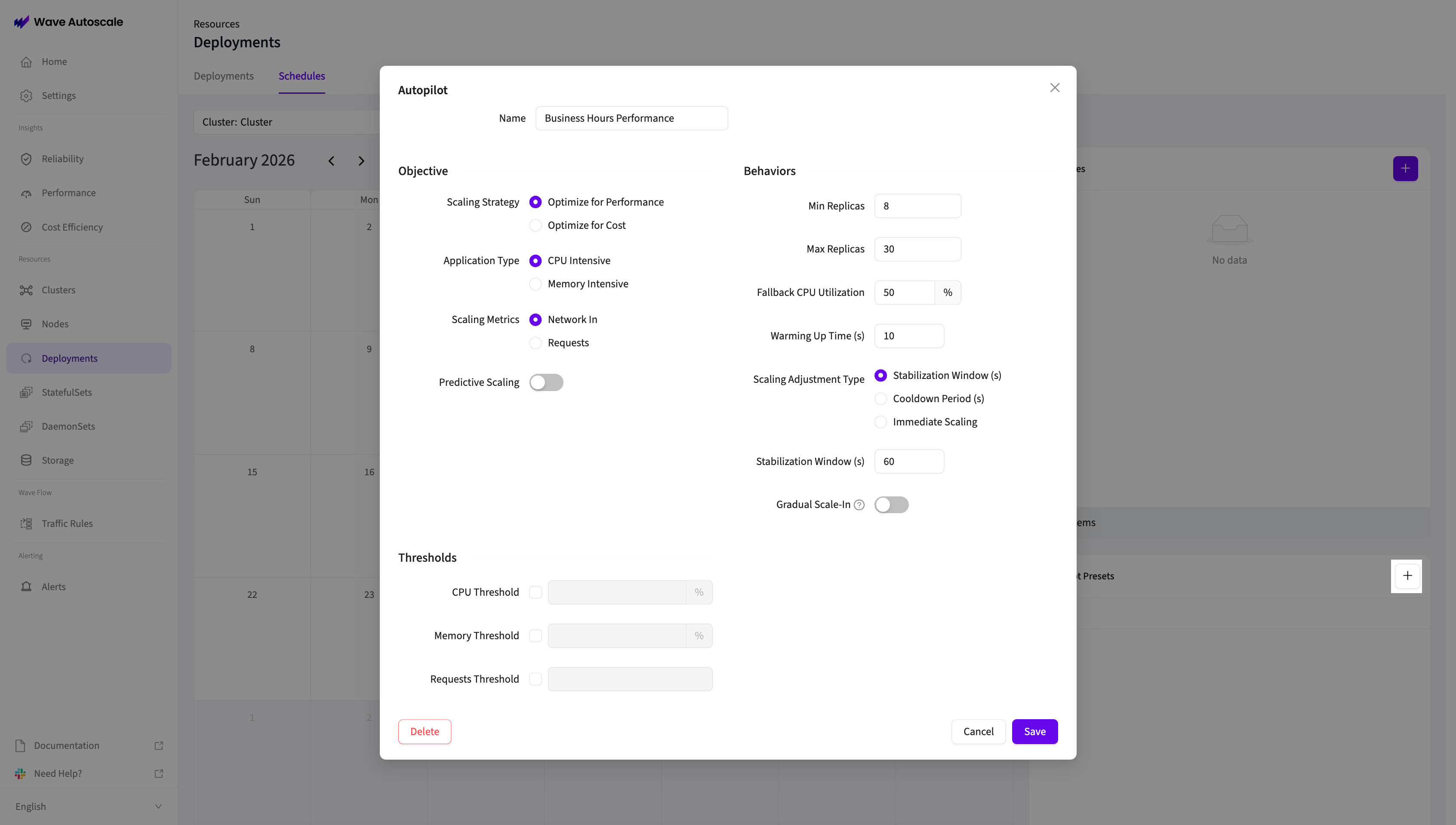 Autopilot Preset
